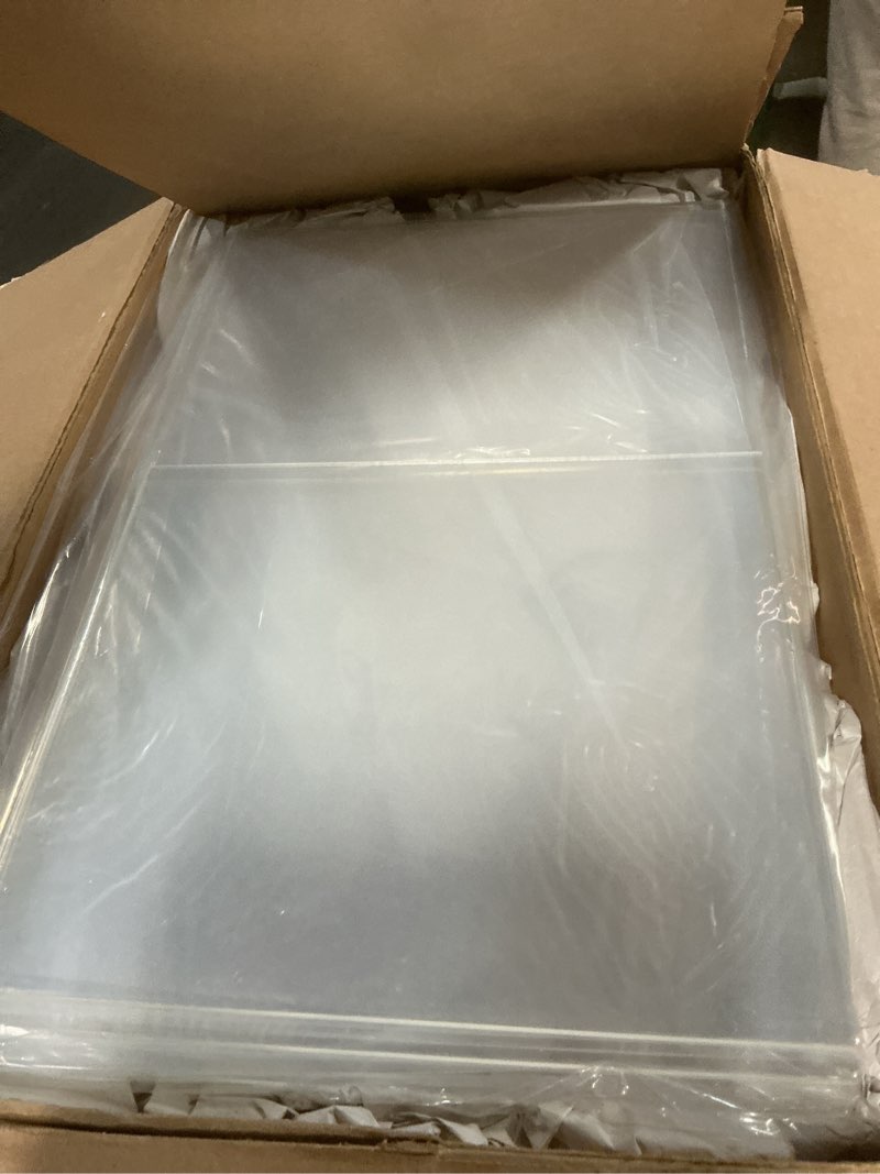 Condition photo showing Good Condition for Clear-Ad - Acrylic Table Top Slanted Sign Holder Stand 11x17 (Pack of 3) - Vertical Tabletop Standing Menu Display - LHA-1117 11 x 17 - 3PK
