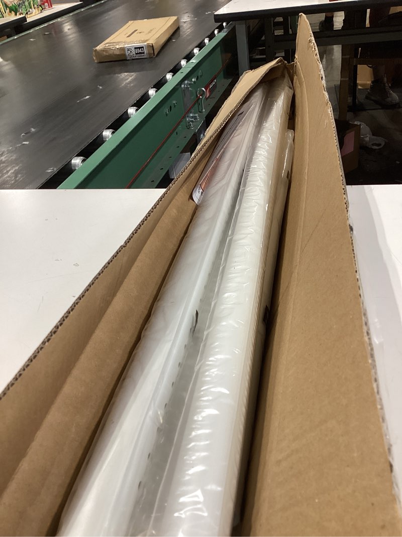 Condition photo showing Good Condition for allzone tension curtain rod for windows, 123 to 160 inch, heavy duty extra long curtain rods, non-slip bathroom shower tension rod, renter friendly, adjustable, spring loaded, white white 123-160 inches