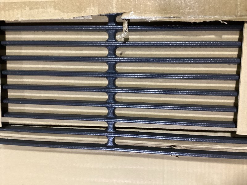 Condition photo showing Good Condition for uniflasy 17 x 8 3/4 cast iron cooking grate fits charbroil commercial 463644220 463632320 463642316 463245518 463630021 g369-0030-w2 2burner grill replacement part grid for nexgrill 720-0864m 720-0864