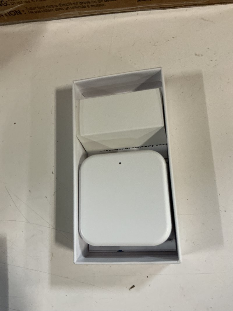 Condition photo showing Good Condition for g2 gateway for tt/dd lock app, gateway for smart door lock with remote control, only work 2.4g wi-fi, compatible with alexa voice control
