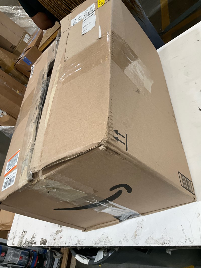 Condition photo showing As Is for aspiron 1700w canister vacuum cleaner, 45kpa bagless vacuum cleaner, multi-cyclonic filtration, 2 anti-allergen hepa filters, 3.5qt dust cup, 4 tools, corded vacuum for hard floor, pet hair, wisteria