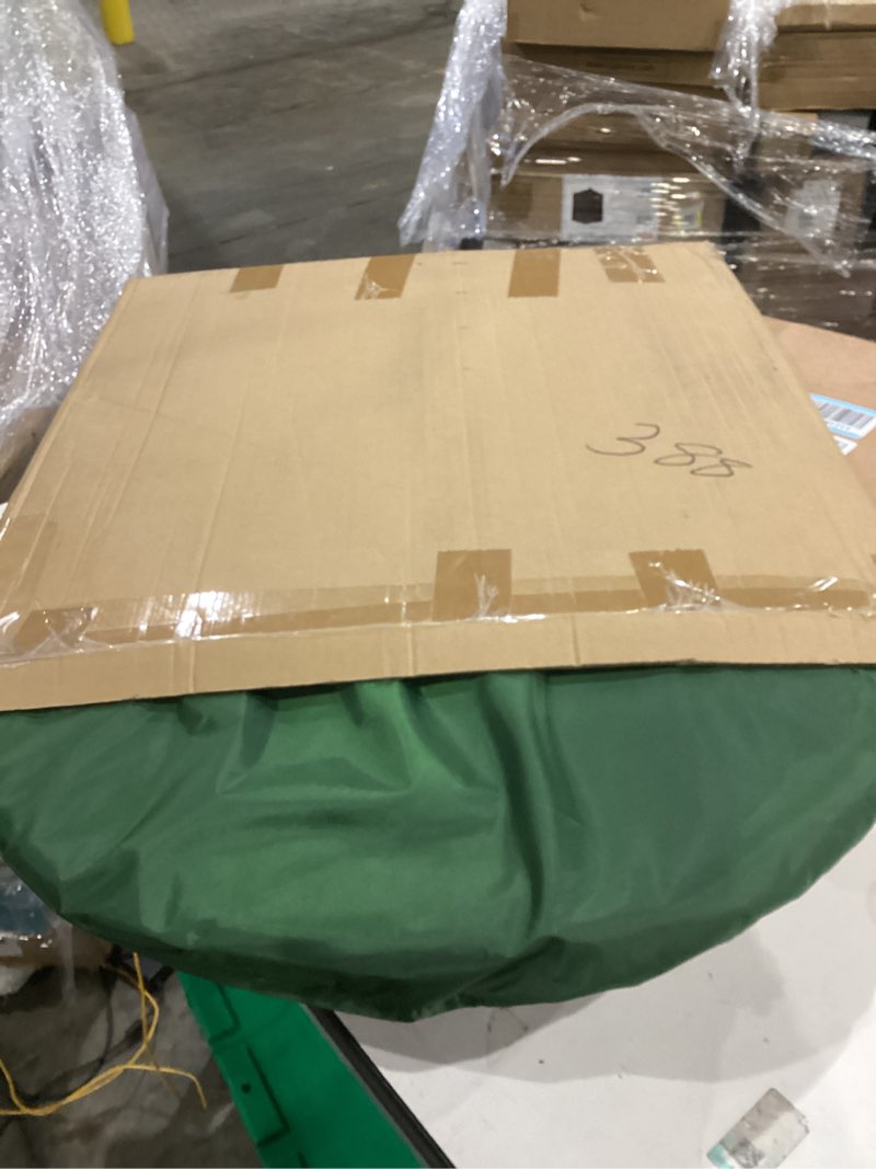 Condition photo showing As Is for Portable pop-up Privacy Tent is Suitable for Outdoor Shower, Dressing Room, Sunshade and Camping Toilet Green