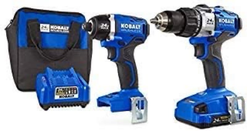 kobalt 24v max brushless 2 tool combo kit 