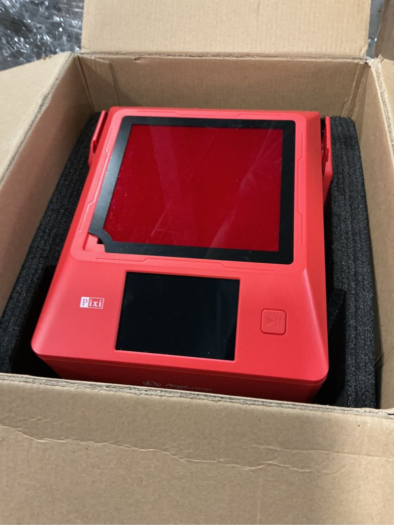 Condition photo showing Good Condition for algolaser 3w smart laser engraver machine, class 1 portable laser cutter with built-in 2.0 algoos system, no pc needed, laser engraving for wood, acrylic, leather. red-3w