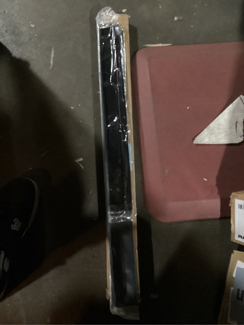 Condition photo showing Good Condition for 30" Slide-in Range Rear Filler Kit,Stove Gap Filler Strip, Stainless Steel Backsplash for Stove, Stove Trim Kit with Most Brands Between Stove and Backsplash(Black) With 2 PCS Stove Gap Covers