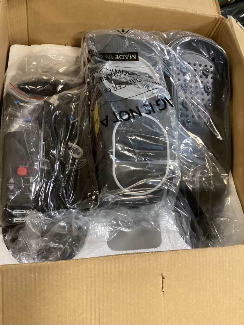 Condition photo showing Good Condition for merach under desk elliptical machine, leg exerciser while sitting for seniors with 12-speeds & remote control, quiet portable electric seated pedal exerciser machine for home office