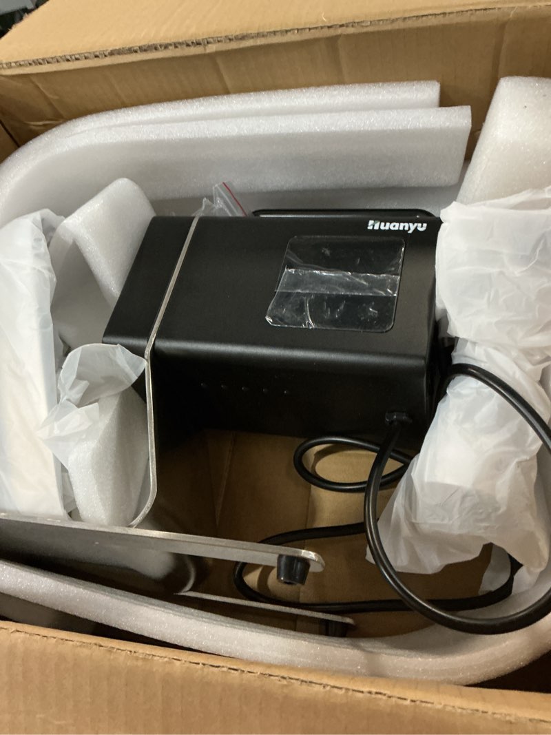 Condition photo showing As Is for huanyu commercial heavy duty meat grinder - 1.3hp bone grinder for pet food, stainless steel with touchscreen, effortless meat & bone processing, #12