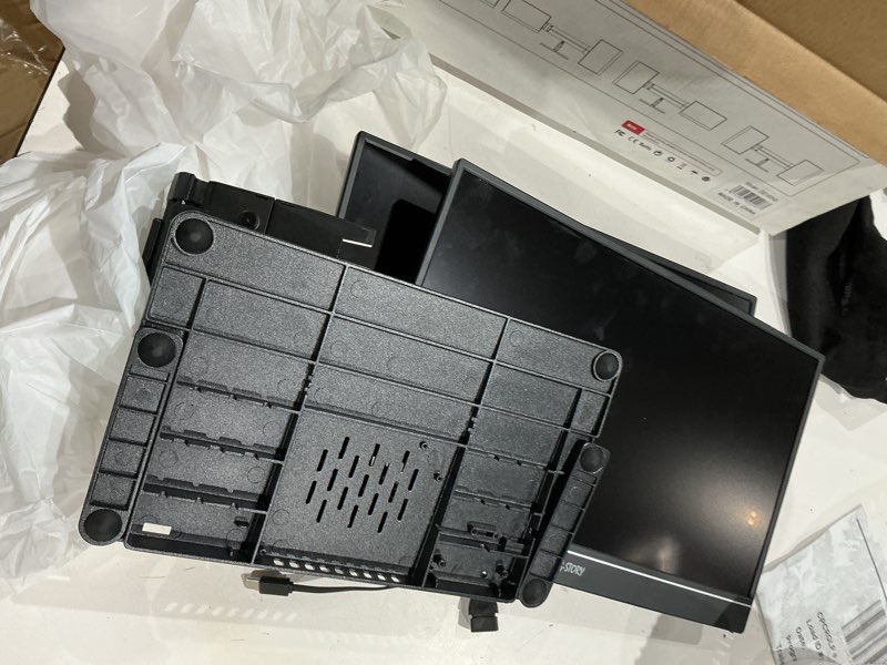 Condition photo showing As Is for g-story triple laptop screen extender, 14-inch fhd 1080p laptop extended monitor, dual screen monitor with one-cable connection (fanless dual screen)