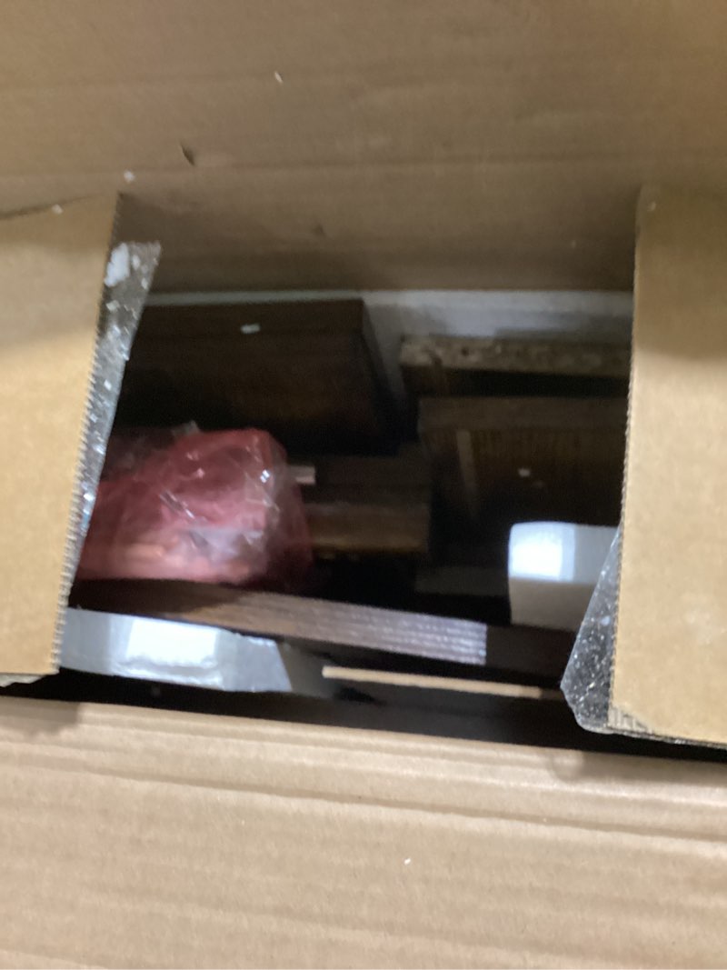 Condition photo showing Good Condition for Vabches Over The Toilet Storage Cabinet, Storage Cabinet Over Toilet with Double Doors & Toilet Paper Holder Stand, Freestanding Toilet Shelf Space Saver with Anti-Tip Design & Adjustable Shelf, Black W33.03'' Black