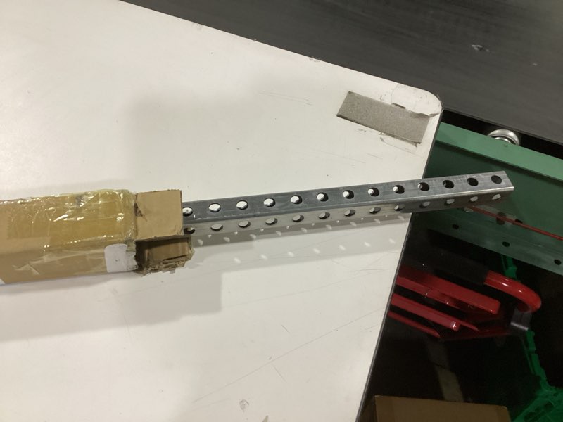 Condition photo showing New/Like New for Blulu 1 Pcs 1 x 36" Perforated Tube, 14 Gauge Thick Telescoping Perforated Tube Galvanized Steel Squ