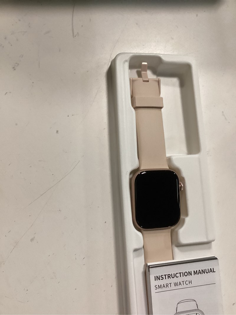 Condition photo showing Good Condition for smart watch for men women answer/make call, 1.85" smartwatch, fitness watch with heart rate blood pressure sleep monitor, 140+sports, ip68 waterproof step counter watch compatible with android ios pink