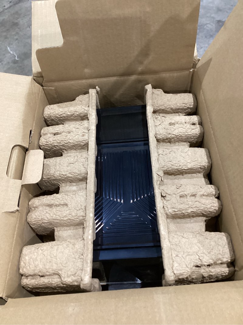 Condition photo showing As Is for ecozy 4-in-1 espresso machine and coffee maker combo with milk frother, all in one with cold brew & over ice, interactive touch screen, brezzano elite series for cappuccinos, lattes, americanos silver