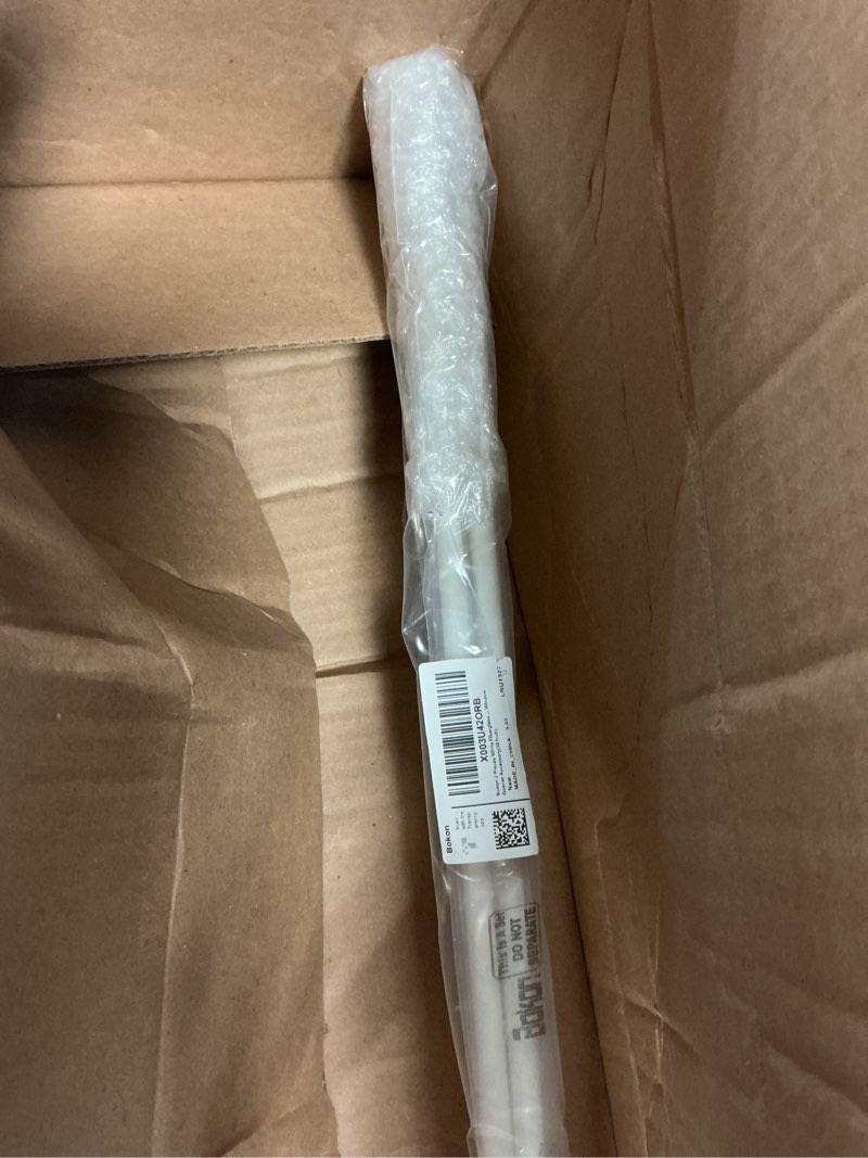 Condition photo showing Good Condition for bokon 2 pieces white fiberglass blind wand vertical blinds stick replacement with hook and handle for window opener accessory(30 inch) fiberglass 30 inch