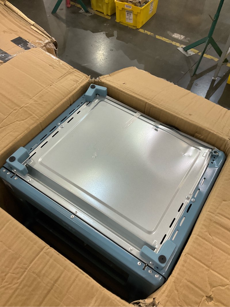 Condition photo showing As Is for bella Air Fry Toaster Oven, 7 Preset Cooking Options, Dishwasher-Safe EverGood Coated Trays Included, 60-Minute Auto Shutoff w Audible Timer, Power Indicator Light, 1700 Watt, Surf