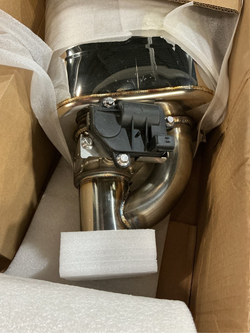 Condition photo showing Good Condition for 2.5 inch valved muffler electric exhaust cutout with muffler cat back exhaust system kit 2.5"