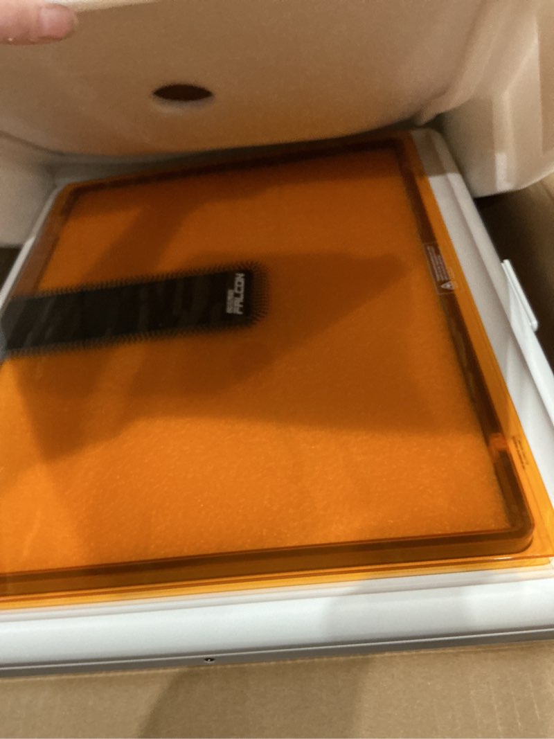 Condition photo showing Good Condition for creality falcon a1 10w laser engraver, 80w powerful output, fully enclosed, 600mm/s speed, hd camera auto positioning, pre-assembled&smart material recognition, ideal for wood & metal, white falcon-a1 10w white