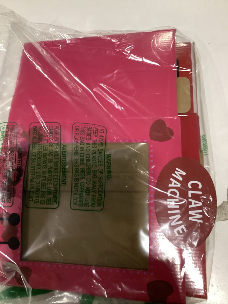 Condition photo showing Good Condition for Eaasty Claw Machine Valentine Boxes for Kids DIY Valentines Day Mailbox Kits with 32 Vending Machine