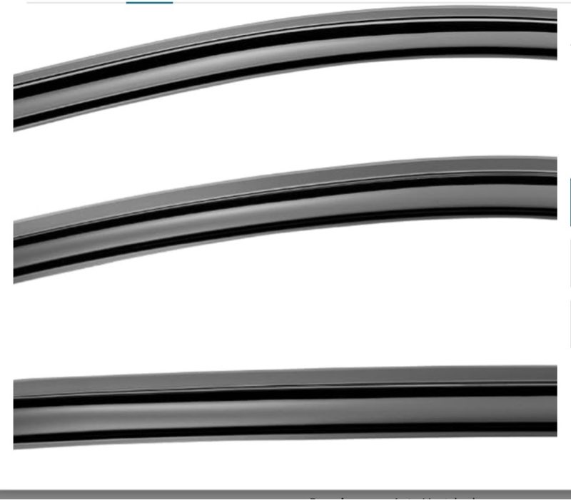 nilight in channel window deflectors for ford explorer 2011 2012 2013 2014 2015 2016 2017 2018 2019 vent window visors,rain guards-4pcs