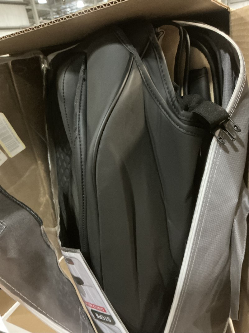 Condition photo showing Good Condition for tacoma seat covers 2016-2023 full set, leather truck interior sets with lumbar support custom fit for toyota tacoma 3rd gen double/crew cab sr sr5 trd sport trd off-road trd pro(black) 2016-2023 full set black