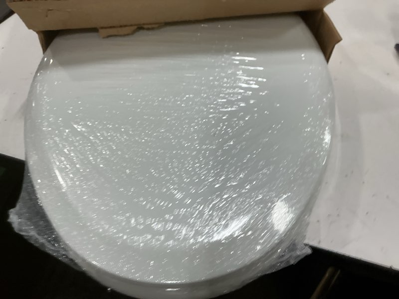 Condition photo showing Good Condition for mayfair nextstep2 toilet seat with toddler potty training seat built-in, slow close, easy clean, magnetic removable kids seat, made in usa, elongated, white