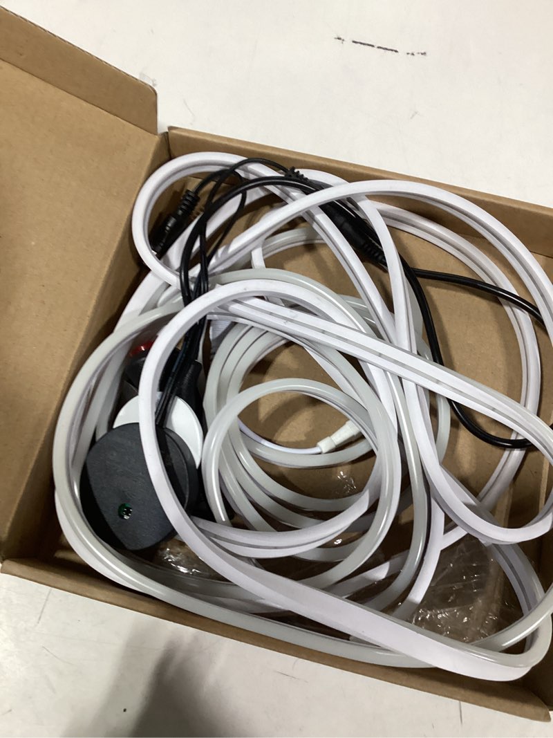 Condition photo showing Good Condition for Car Trunk LED Strip Light, 12V 16.4FT Flexible Cuttable Silicone Vehicle Trunk Cargo Area Ambient Light, Waterproof Automotive Cargo Neon Strip Lighting, Universal for Vehicles (White)