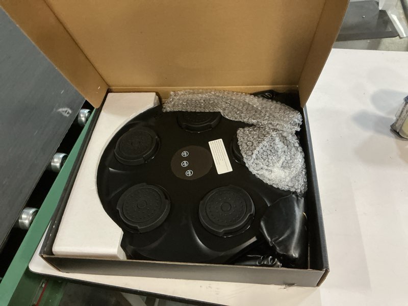 Condition photo showing Good Condition for Music Boxing Machine, Interactive Punching Trainer with Boxing Gloves, Large Size Wall Mounted Electronic Boxing Target for Adult Kids, 9 Modes & 9 Speeds Black