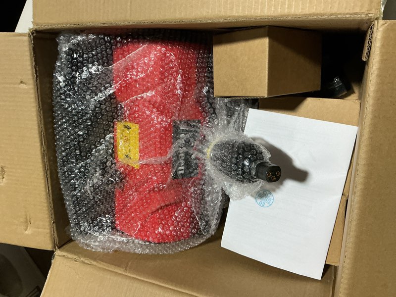 Condition photo showing Good Condition for Cordless Snow Shovel, 21V Electric Cordless Snow Blower with Battery and Charger, 19FT Throw Distance, Lightweight 9.9lb for Driveway, Steps, Patio, Sidewalk(Red)