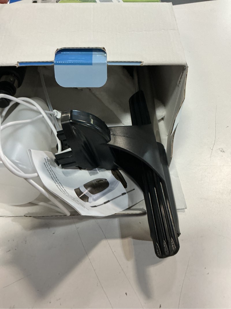 Condition photo showing Good Condition for cordless window vacuum squeegee with extension pole, electric window cleaner with water collection tank, portable cleaning kit for glass doors, windows, mirrors and car?white?