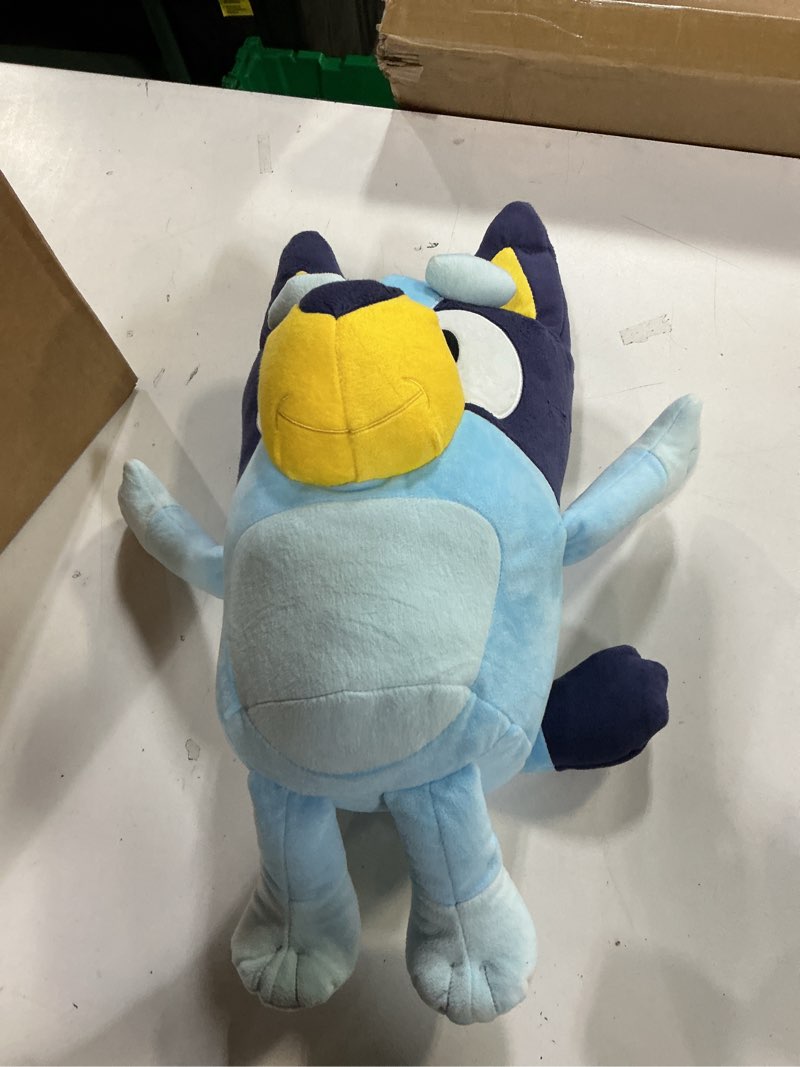 Condition photo showing Good Condition for Jay Franco Bluey Mini Plush Pillow Buddy - Super Soft Character Pillow - Polyester Microfiber, 12 Inches Blue - Bluey