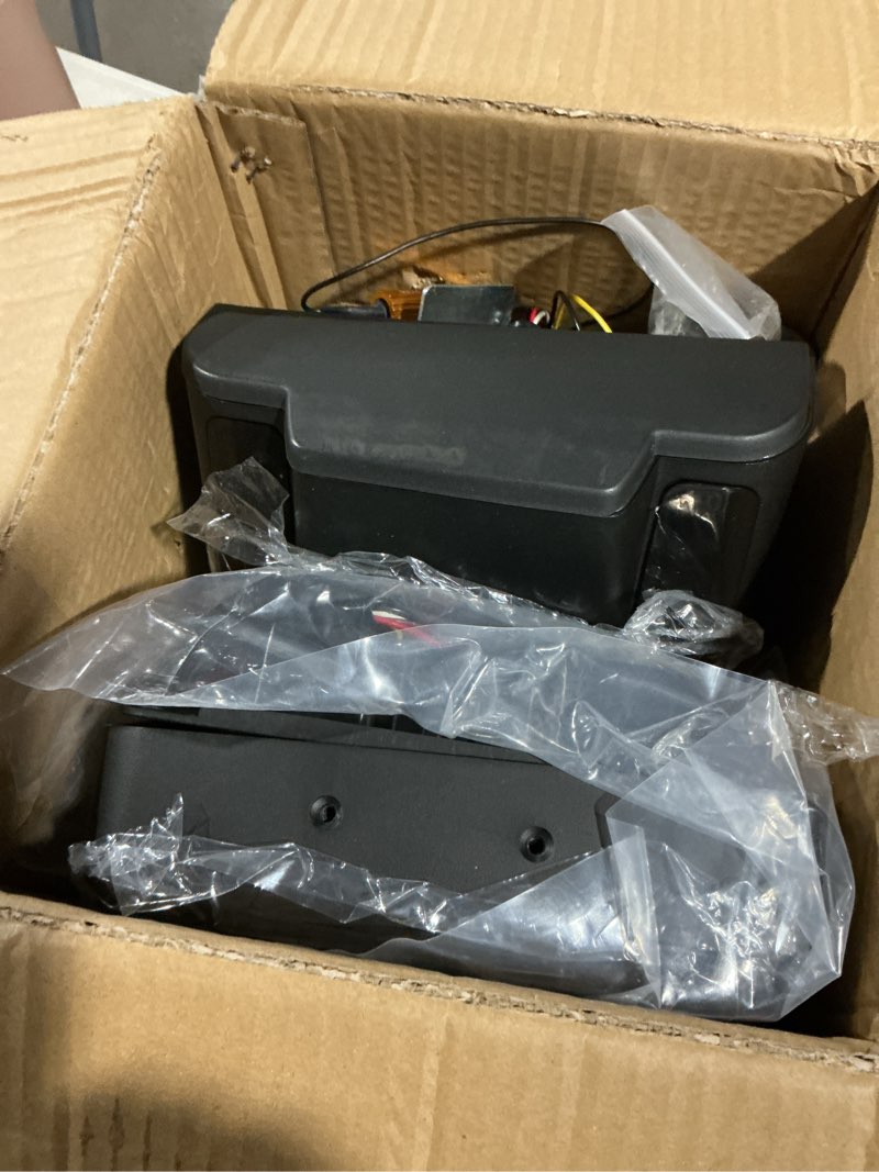 Condition photo showing As Is for led tail lights fit for 2007-2018 wrangler jk jku, tunnel shaped design, running, brake, turn signal, reverse light smoked lens smoked lenes
