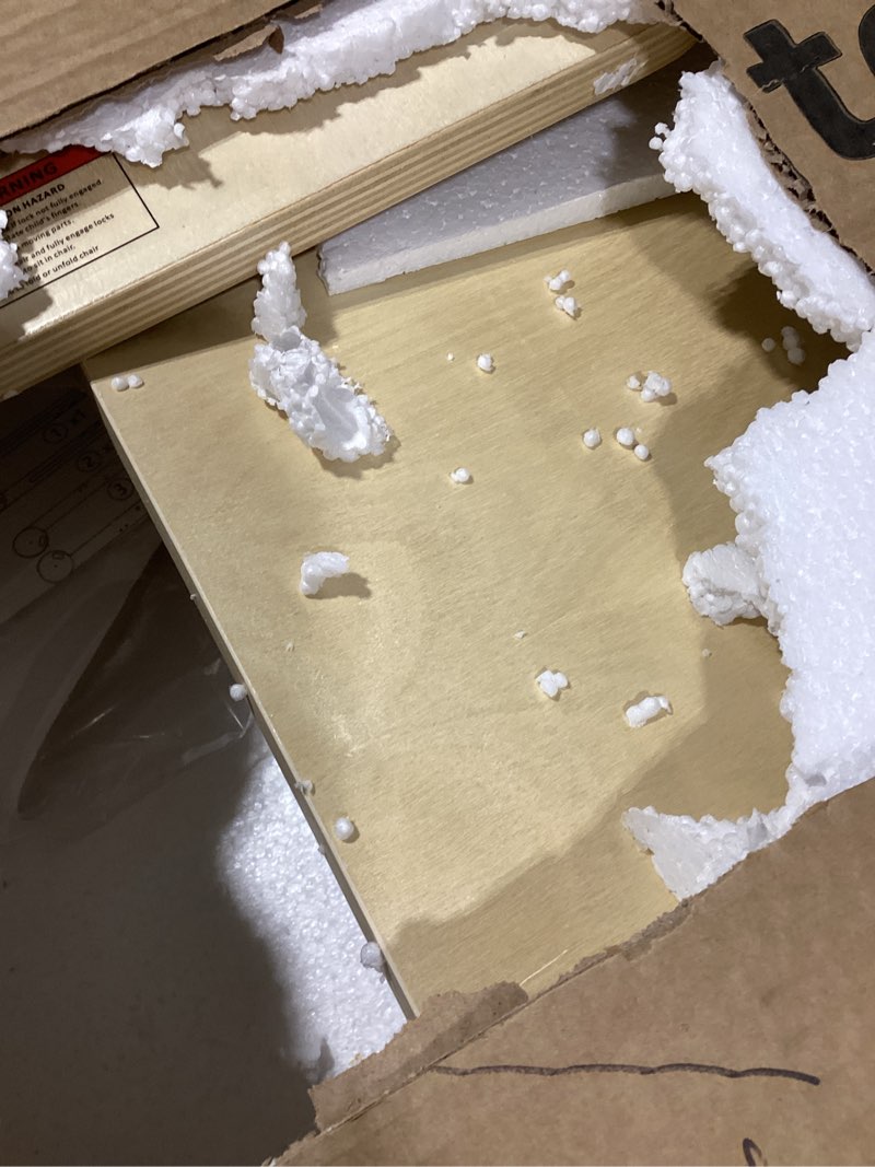 Condition photo showing Good Condition for GameGem 2 Step Ladder, Folding Step Stool with Wider Pedal, Anti-Slip Feet & Non Slip Stripes, Aluminum Sturdy Material, 300Lbs Capacity, Elegant Look of Cream Chocolate Better Matches Your Home Cream Chocolate 2 Step