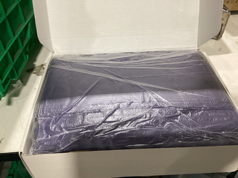 Condition photo showing New/Like New for horbaunal dark purple split head king sheet set - 4 pieces flex top king sheets for adjustable beds - fits mattress up to 16" deep - soft microfiber bed sheets with 34" split flex head