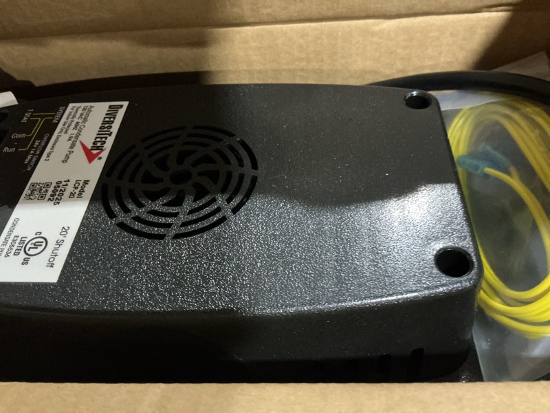Condition photo showing As Is for diversitech 1/30-hp 120-volt 1.6-gpm thermoplastic condensate pump