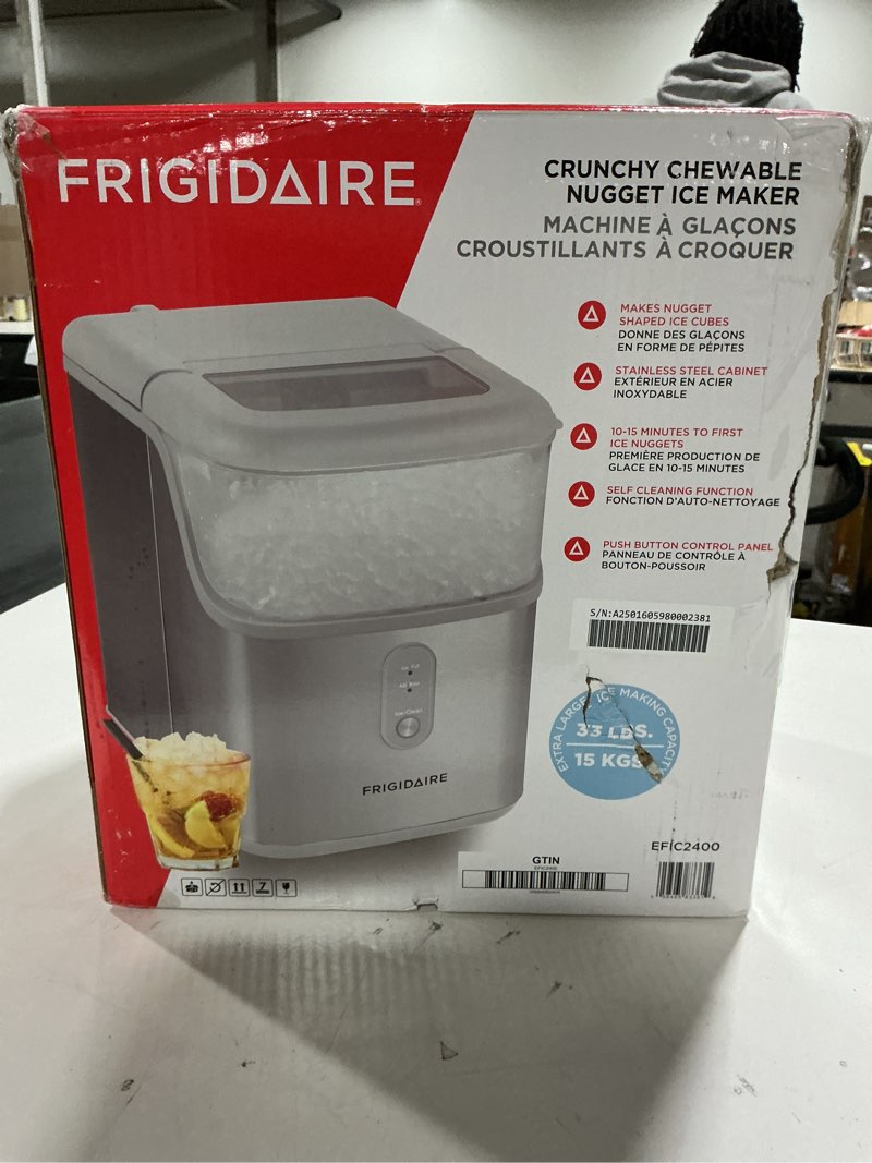 Condition photo showing Good Condition for Frigidaire 33-lb Ice Per day Nugget Ice Maker ( Stainless Steel )