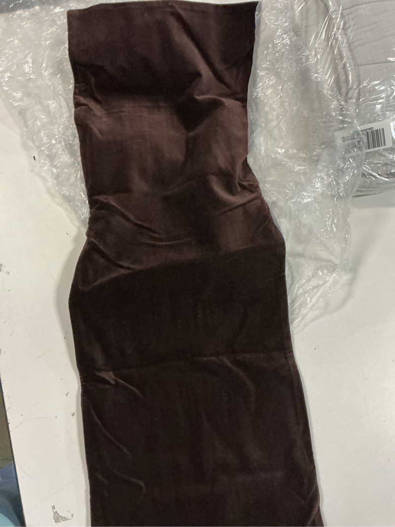 quince cotton velvet oversized lumbar pillow cover espresso