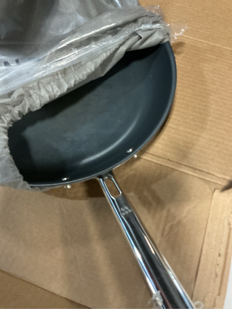 Condition photo showing As Is for misen carbon nonstick™ frying pan – carbon steel pan, naturally nonstick no-coating surface, ultra-durable & oven-safe, induction & gas compatible - 10 inch