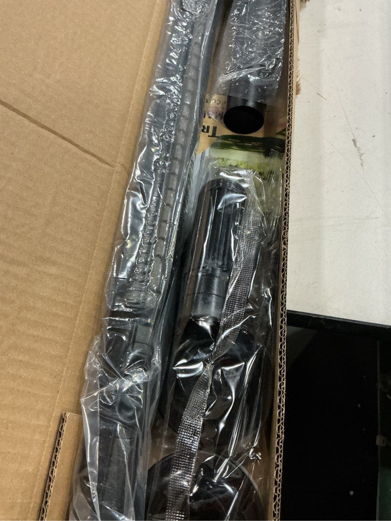 Condition photo showing New/Like New for tension curtain rod 39-86in-150lb, curtain rod no drilling for window or bathroom patio, adjustable heavy duty shower curtain rod, easy to install, never rust, rod diameter 1.26 inches-black black 39''-86''