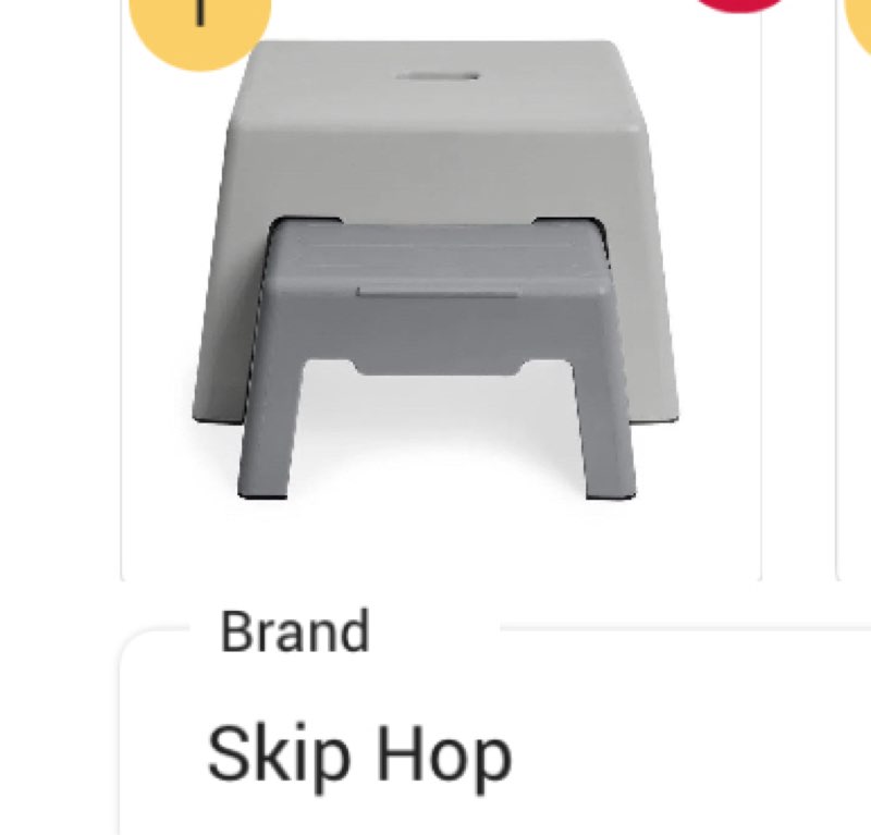 skip hop toddler step stool, double up