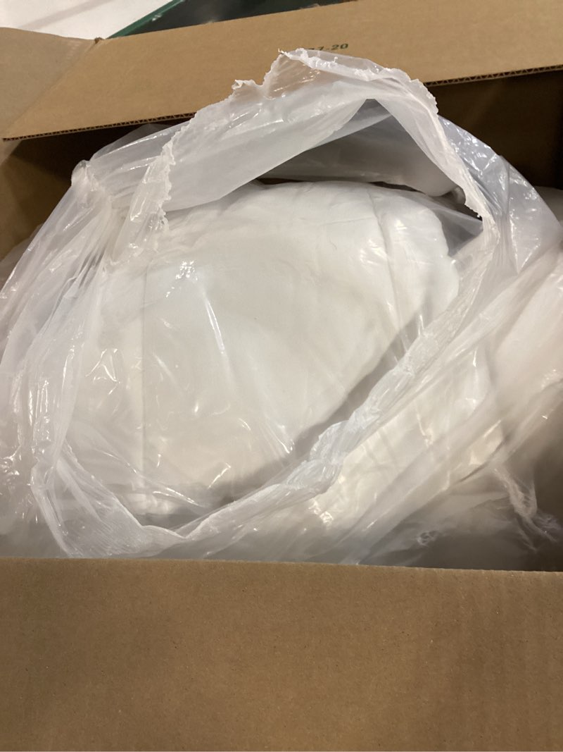 Condition photo showing As Is for EASELAND King Size Mattress Pad Pillow Top Mattress Cover Quilted Fitted Mattress Protector Cotton 8-21" Deep Pocket Cooling Topper (78x80 Inches, White) White King