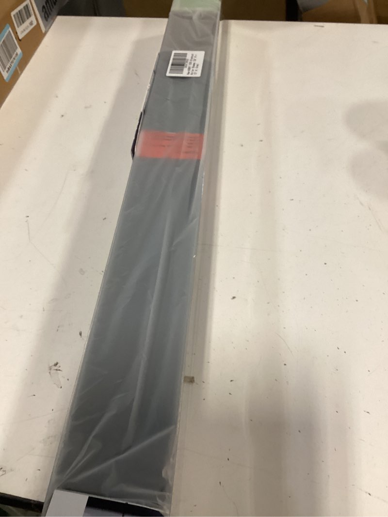 Condition photo showing Good Condition for aosky 100% blackout roller shades cordless blinds for windows, free-stop shades with valance, thermal insulated fabric, uv protection, natural woven blinds for home and office (26" w x 72" h, grey) grey 26"w x 72"h