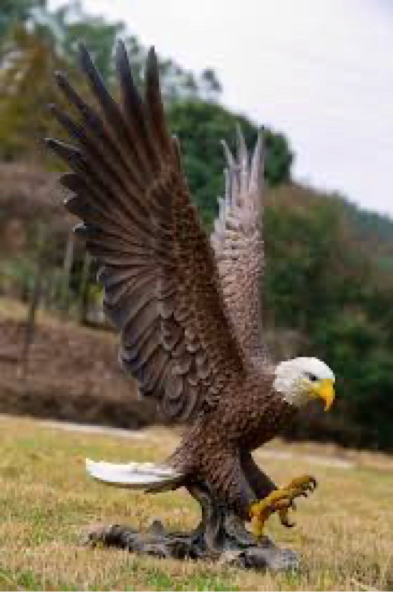 Large Flying Eagle Statue