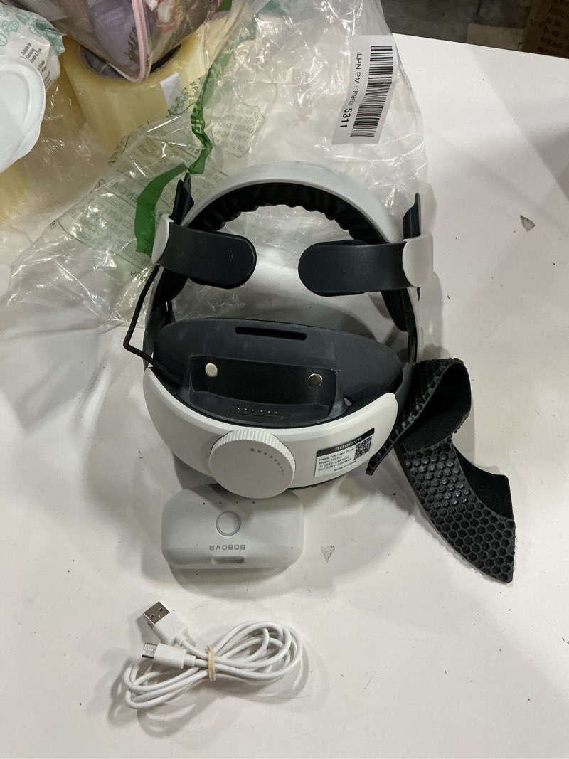 Condition photo showing As Is for For Oculus Quest 2 Head Strap Replacement Adjustable Elite Strap VR Meta Quest2 Adjustable Replacement Smart Digital Glasses All-in-One Machine VR Accessories (White) 03