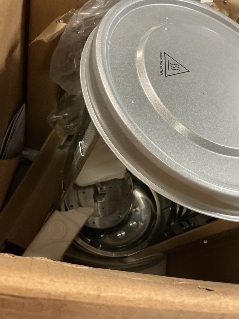 Condition photo showing As Is for similar vevor shawarma grill machine, vertical chicken shawarma cooker machine countertop, electric stainless steel broiler gyro rotisserie oven doner kebab machine, for home restaurant kitchen parties electric 11.5l