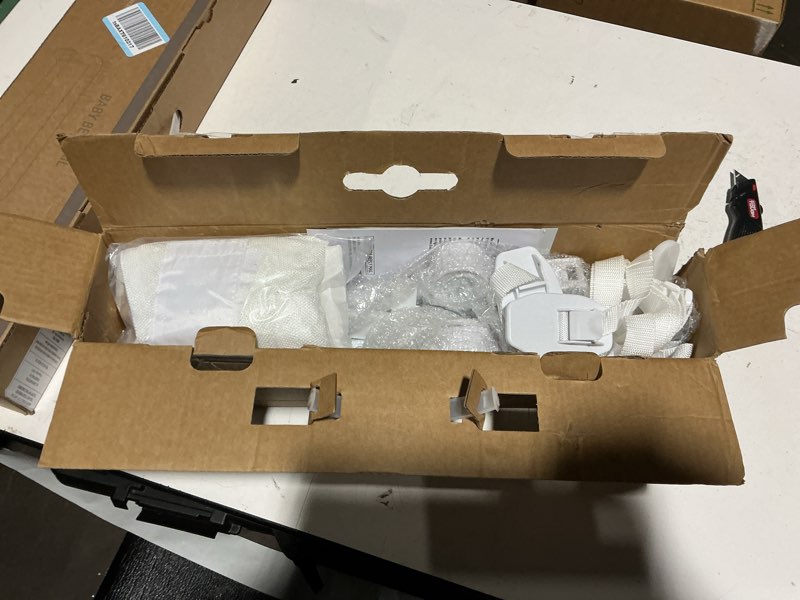 Condition photo showing Good Condition for ComfyBumpy 1-Pack Bed Rail for Toddlers 55.5" L x 19.5" H | Toddler Bed Rails for Twin, Full, Queen & King Mattress Size | Swing Down Rail Guard | Mattress Side Rail for Kids | White White 55.5”L x 19.5”H | 1-Pack