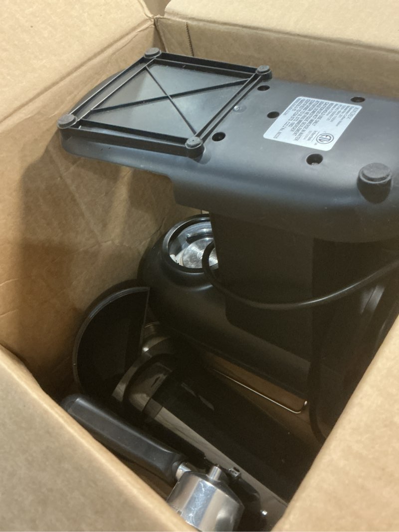 Condition photo showing As Is for Espresso Machine, 20 BAR Pump Temperature Control, Compact Espresso Maker with Steam Milk Frother, Professional Coffee Makers for Home, Cappuccino, Latte, Gifts for Coffee Lover, Black