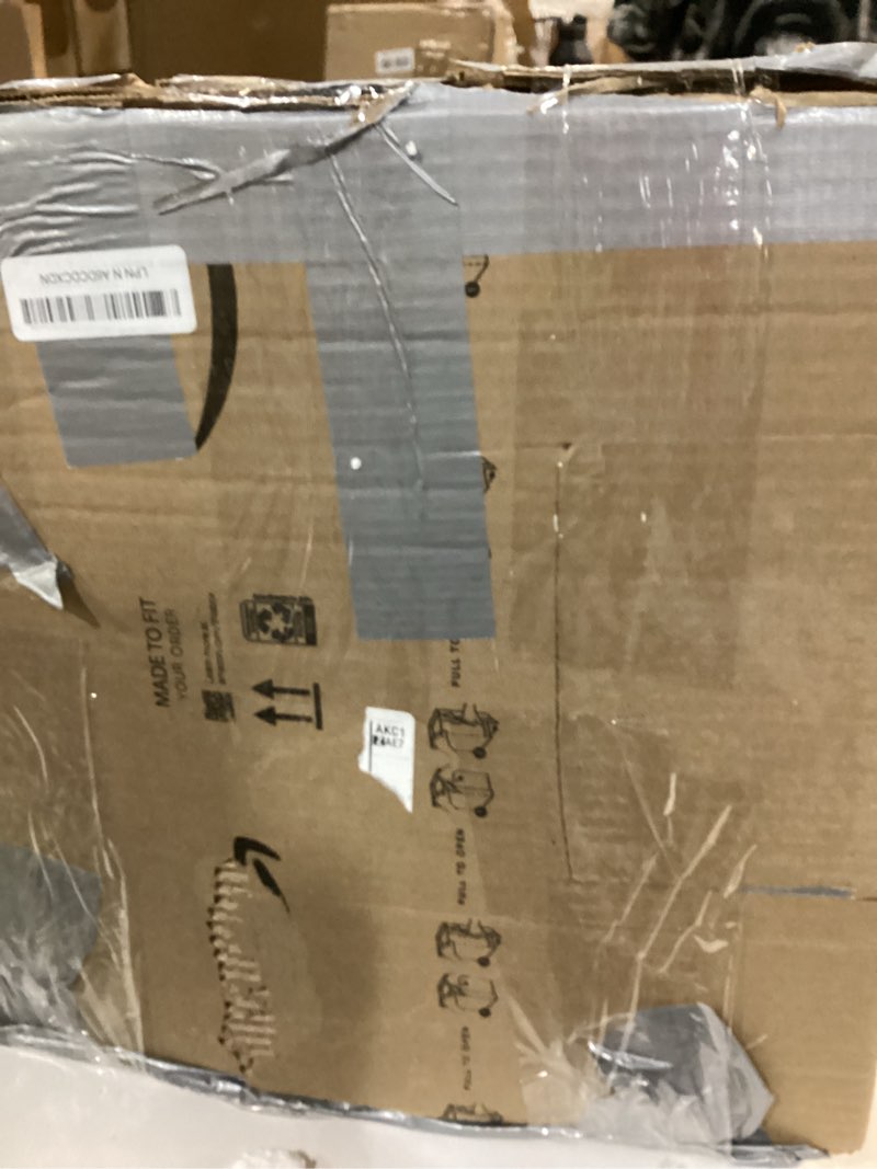 Condition photo showing As Is for Modern Floor Lamps for Living Room, Black Metal Mushroom Lamp, 66" Tall Corner Lamp, Footswitch, Bri