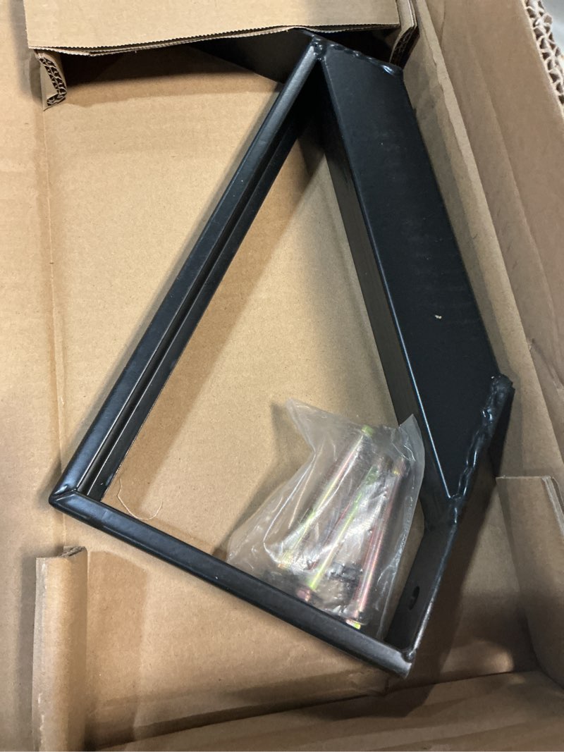 Condition photo showing Good Condition for 1 pack steel stair step riser - 1 step for deck height 12 inches stair stringer for outdoor wooden tread