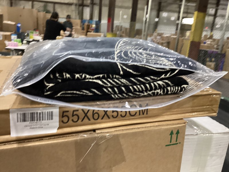 Condition photo showing Good Condition for Boho Couch Cover for 3 Cushion Couch Non Slip Thick Chenille Sectional Sofa Cover Soft Furniture Protector Sofa slipcover for Dogs Pet loveseat Cover for Living Room,Black Gold, 71"*134"