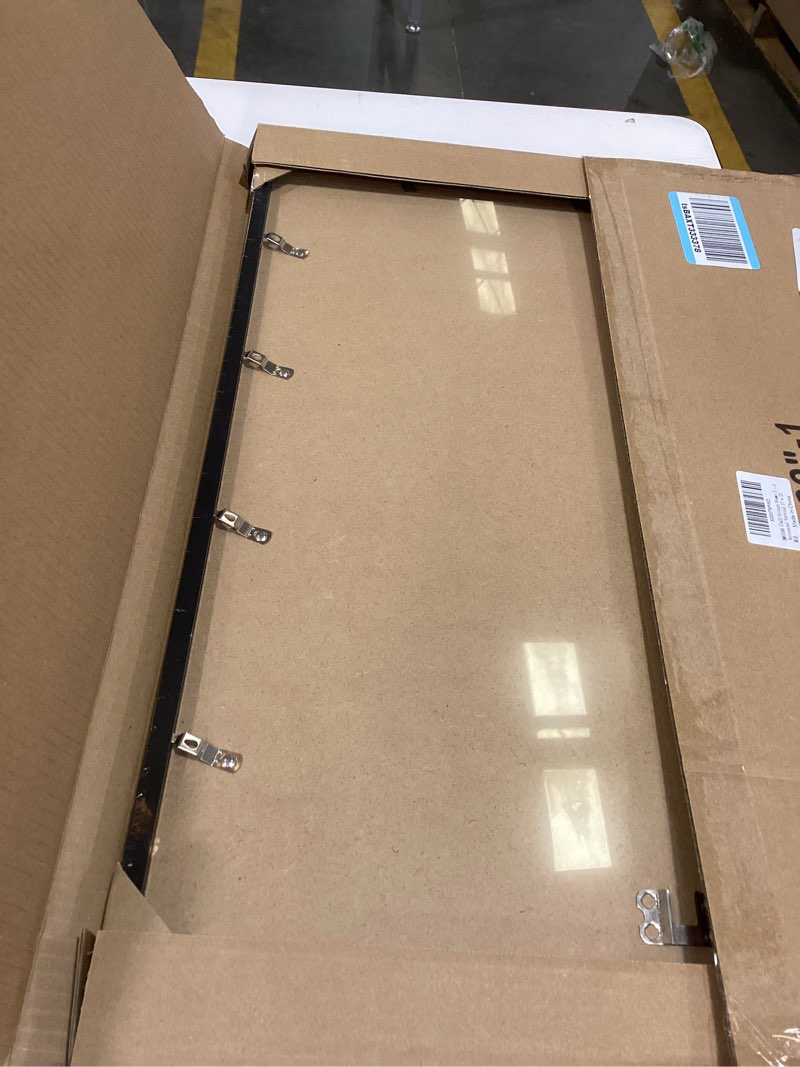 Condition photo showing Good Condition for OMAIGAR 17x22 Picture Frame for 17by22 Poster Photo Canvas Certificate Black High Transparent Photo Frame Wall Desktop Horizontal Vertical 17 x 22 Black 17x22