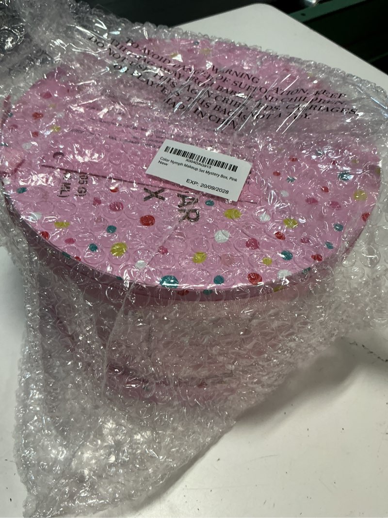 Condition photo showing New/Like New for color nymph kids makeup kit for girl - 24 days surprise beauty mystery box | make up birthday gift set for girls ages 6-12, makeup gift sets for bday countdown, cosmetics kit for kids teens #pink pink 01